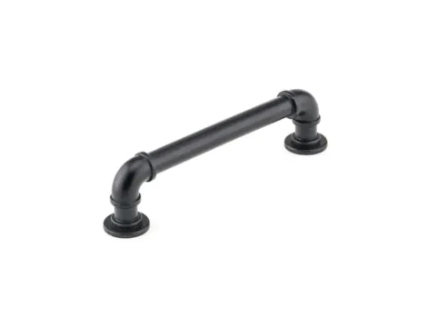 Black Cylindrical Handle Drawer Pulls