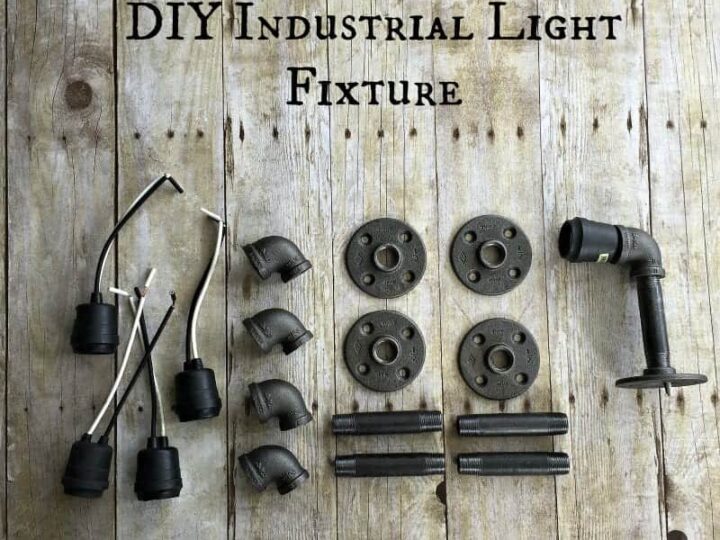 Image for 8. DIY Industrial Light for Vanity
