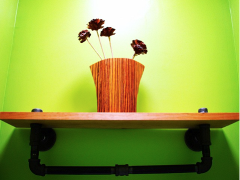 Image for 15. Steampunk Bathroom Shelf