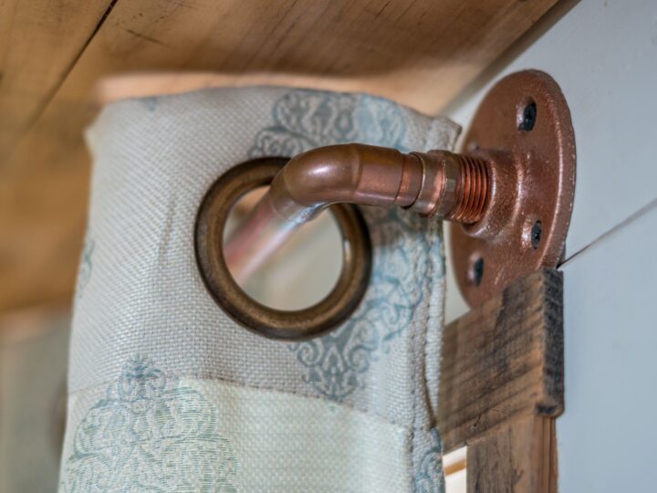 Image for 4. Copper Curtain Rods