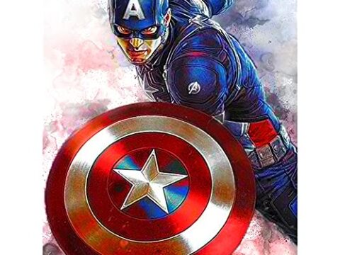 Image for 18. Captain America Diamond Painting Kit