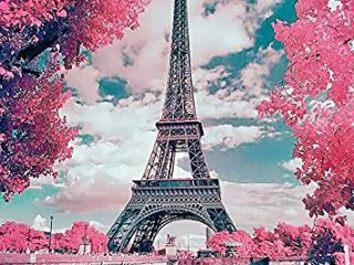 Image for 16. Eiffel Tower and Bridge Diamond Painting Kit
