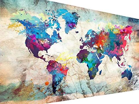 Image for 7. World Map Diamond Painting Kit
