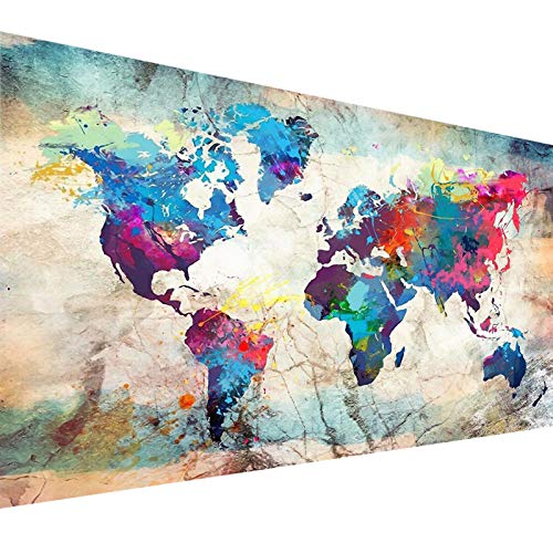 Image for 7. World Map Diamond Painting Kit