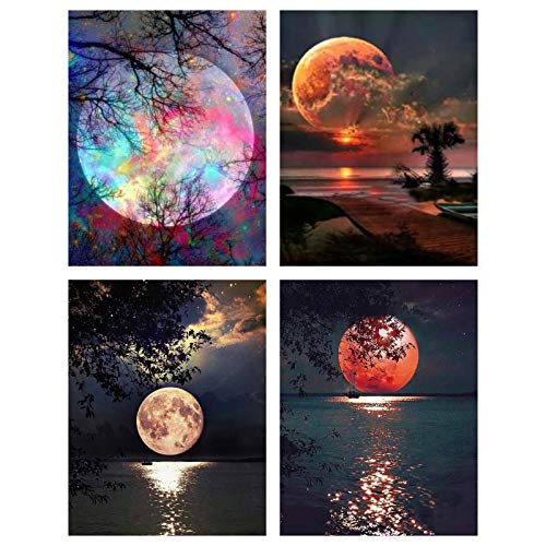 Image for 5. Moon Diamond DIY Painting Kit (4 pack)