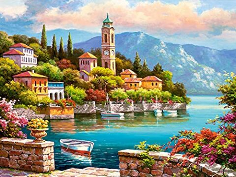 Image for 19. Mediterranean Scenery Diamond Art Kit