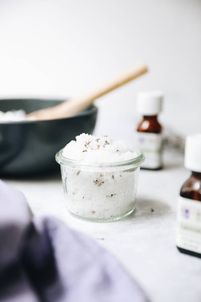 how to make a salt scrub recipe