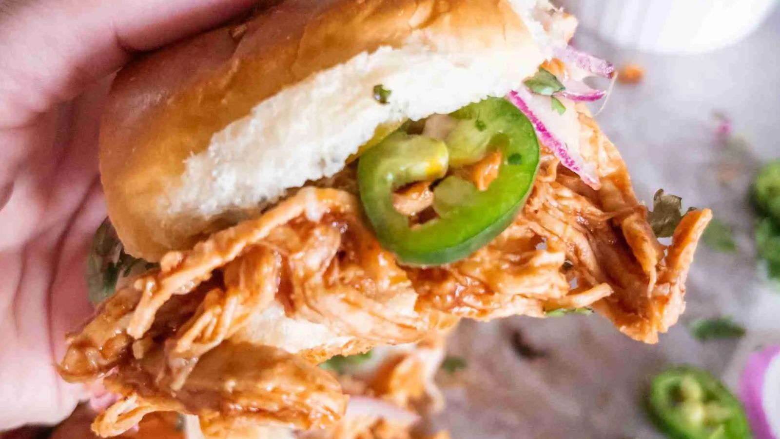 Barbeque Chicken Sliders
