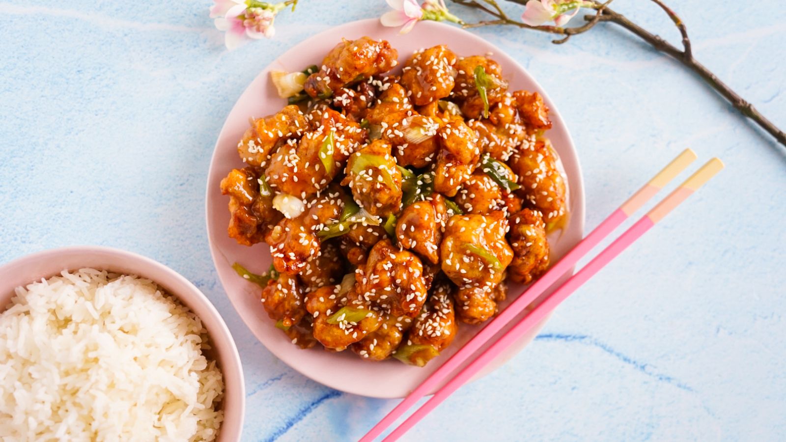 Crispy Honey Sesame Chicken 