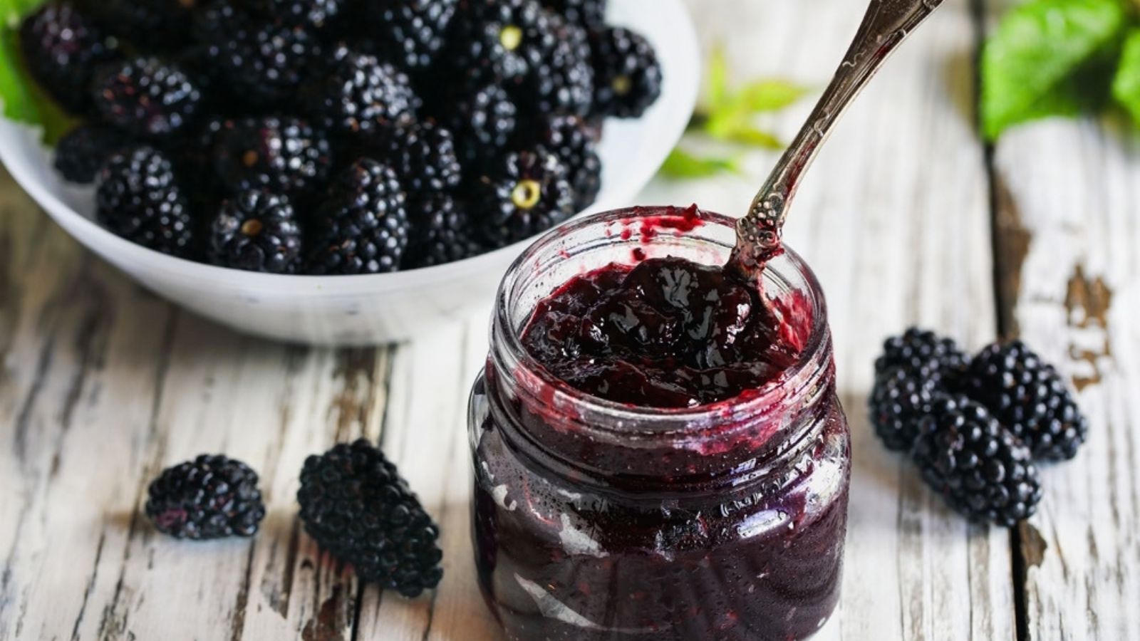 homemade blackberry jam