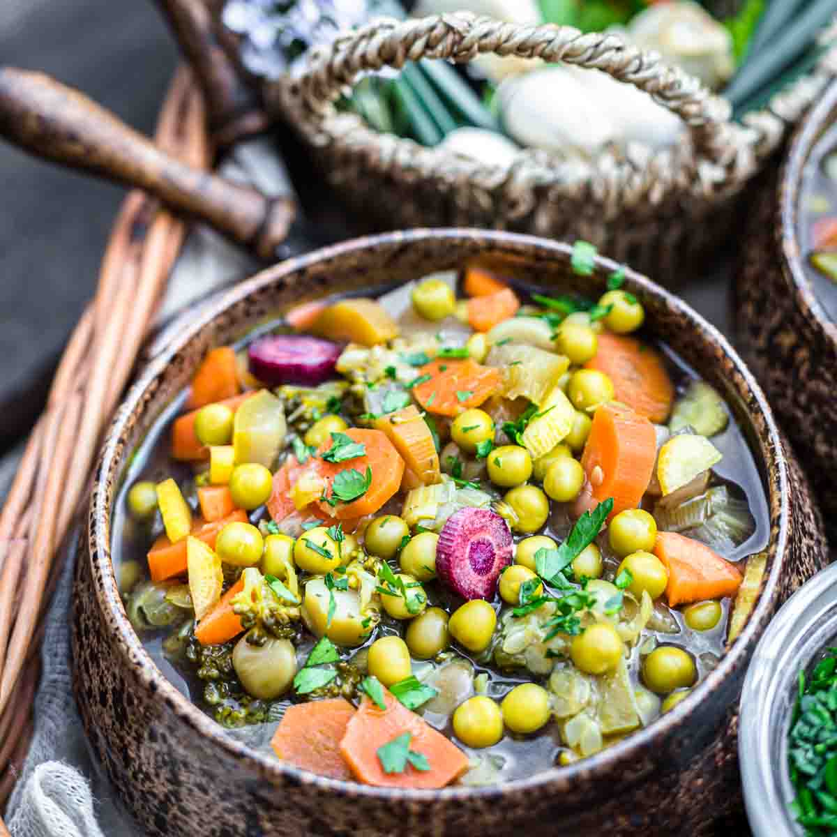 Homemade Clear Vegetable Soup Recipe