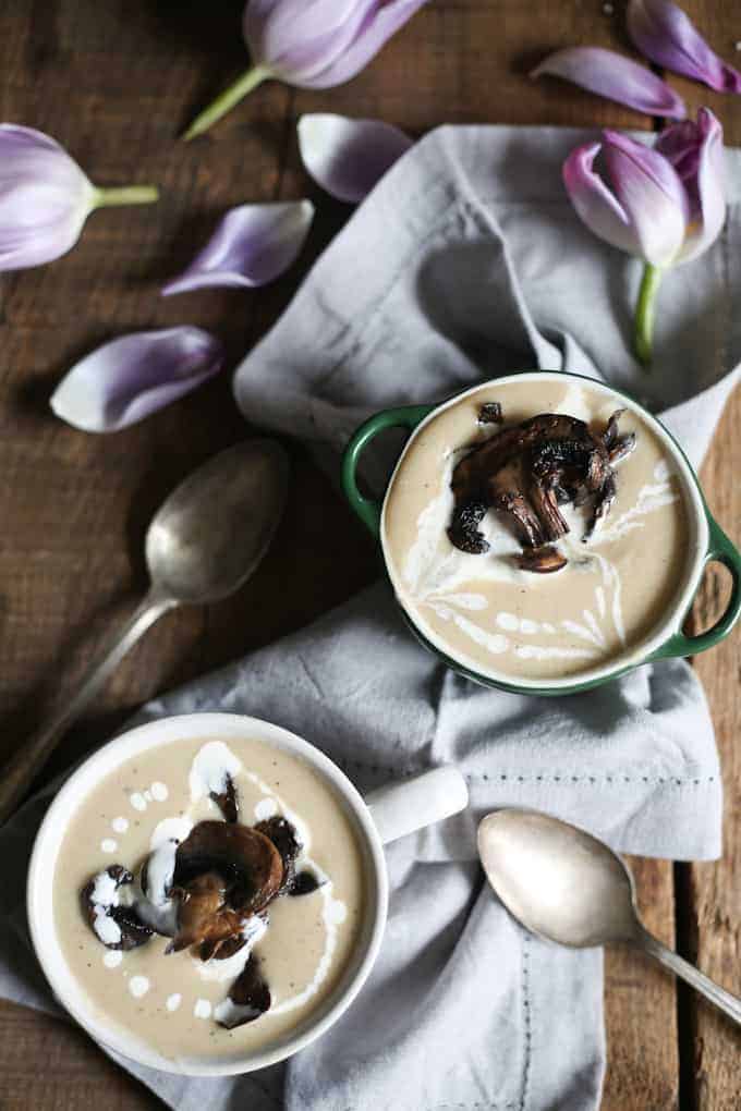 Belgian endive soup {V, GF}