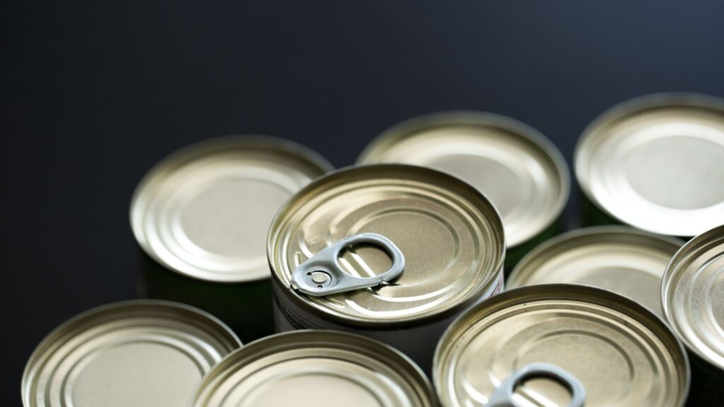 cans of food