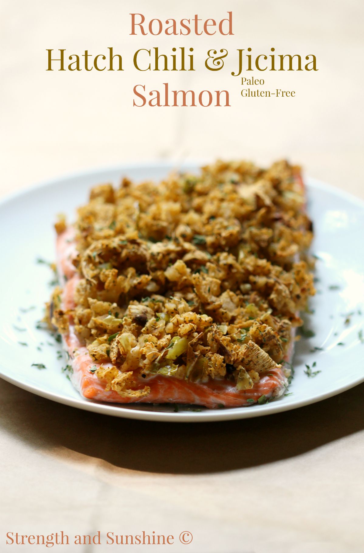 Roasted Hatch Chili & Jicima Salmon