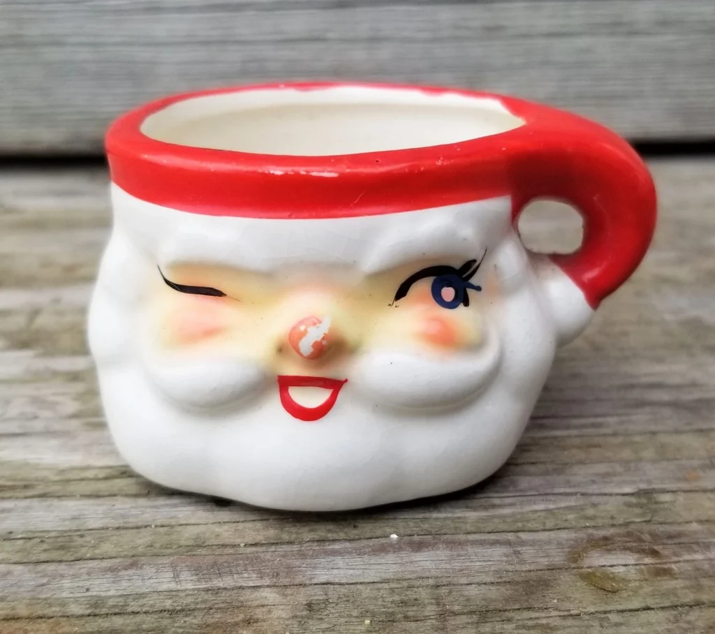 Holt-Howard winking santa mug