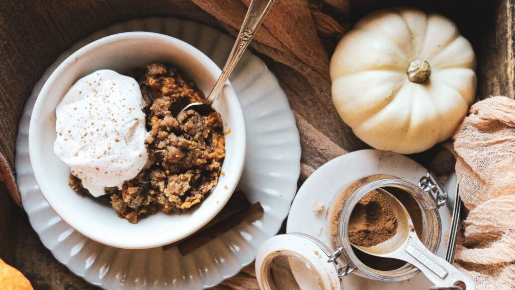 Pumpkin Pie Crumble