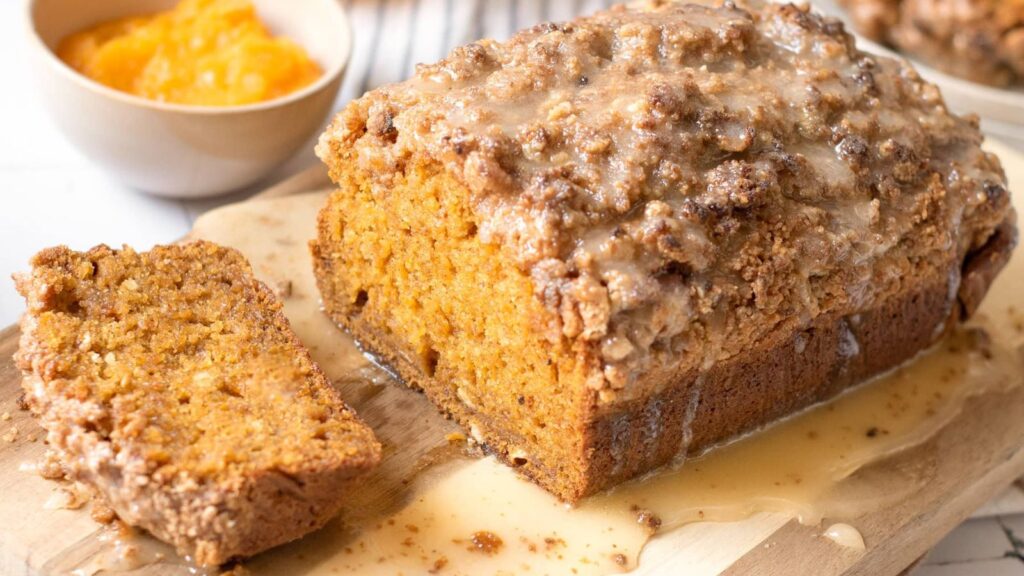 Pumpkin Streusel Bread