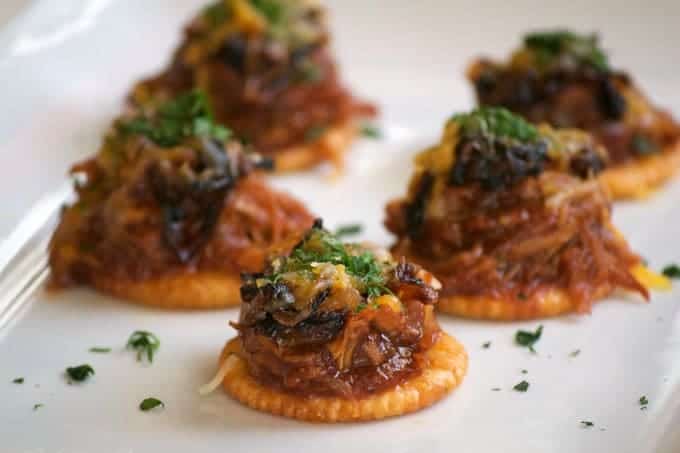Sweet and Spicy Coca-Cola Shredded Pork Bites