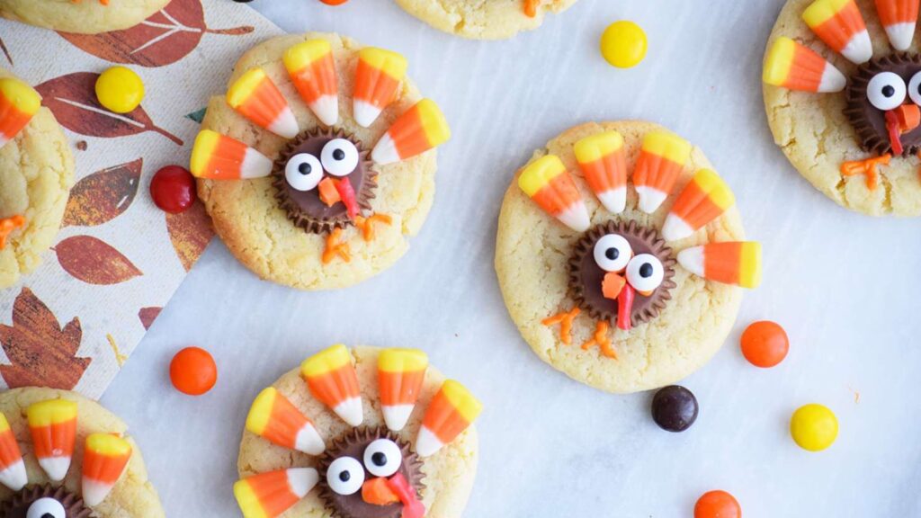 Thanksgiving Sour Cream Sugar Cookies