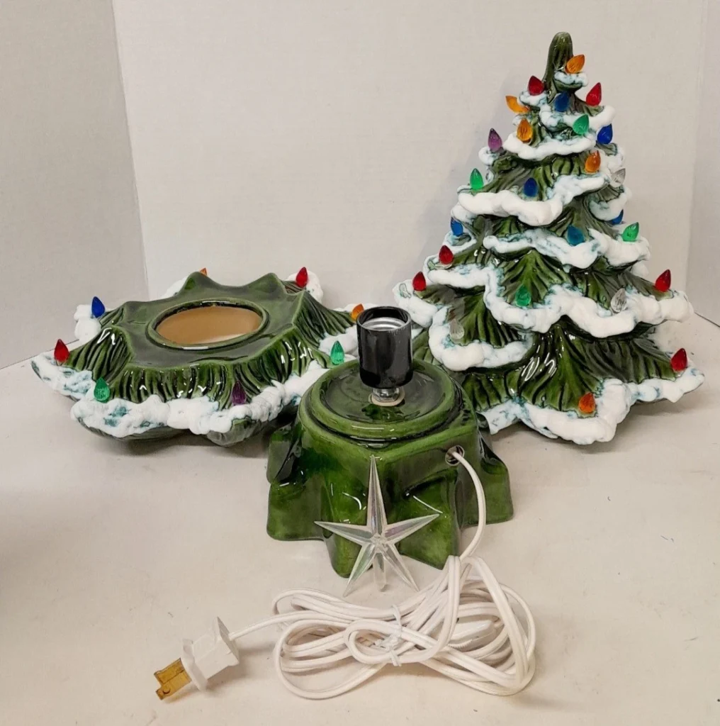 Vintage Ceramic Light-Up Tree