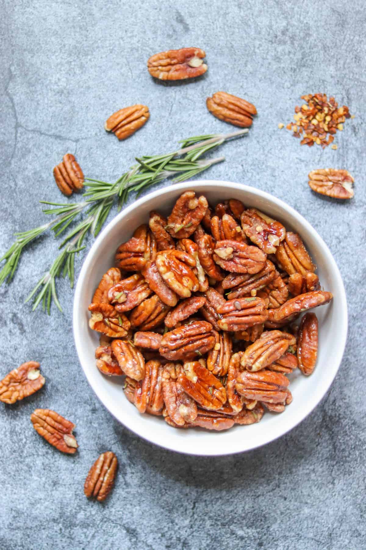 Spicy Candied Pecans