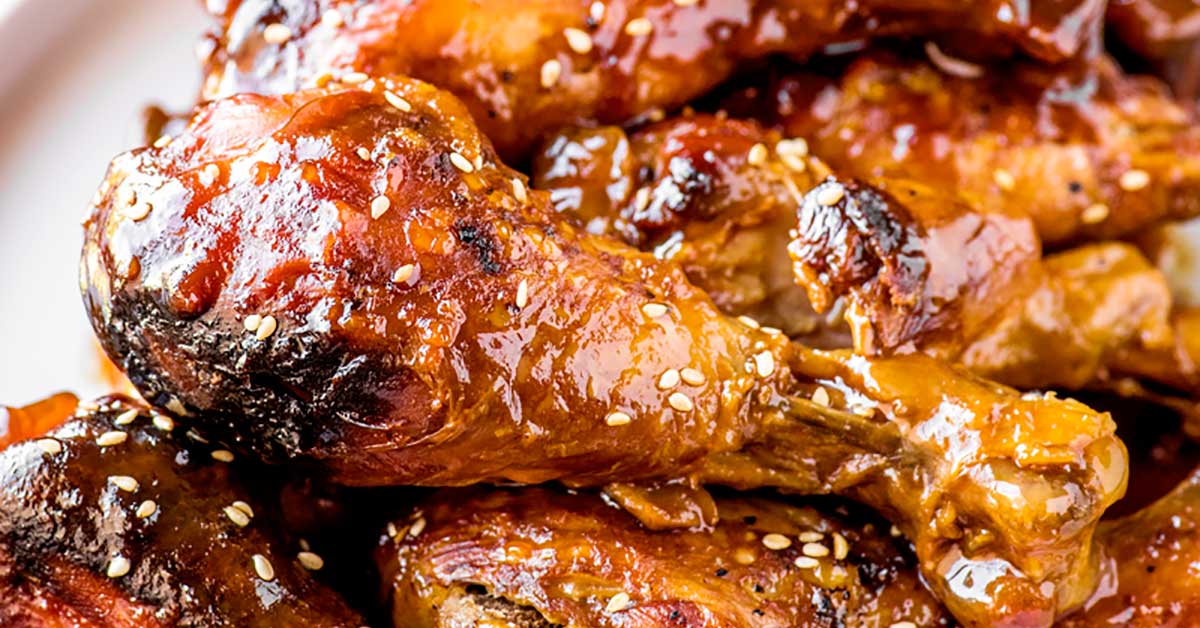 Crock Pot Cranberry BBQ Drumsticks