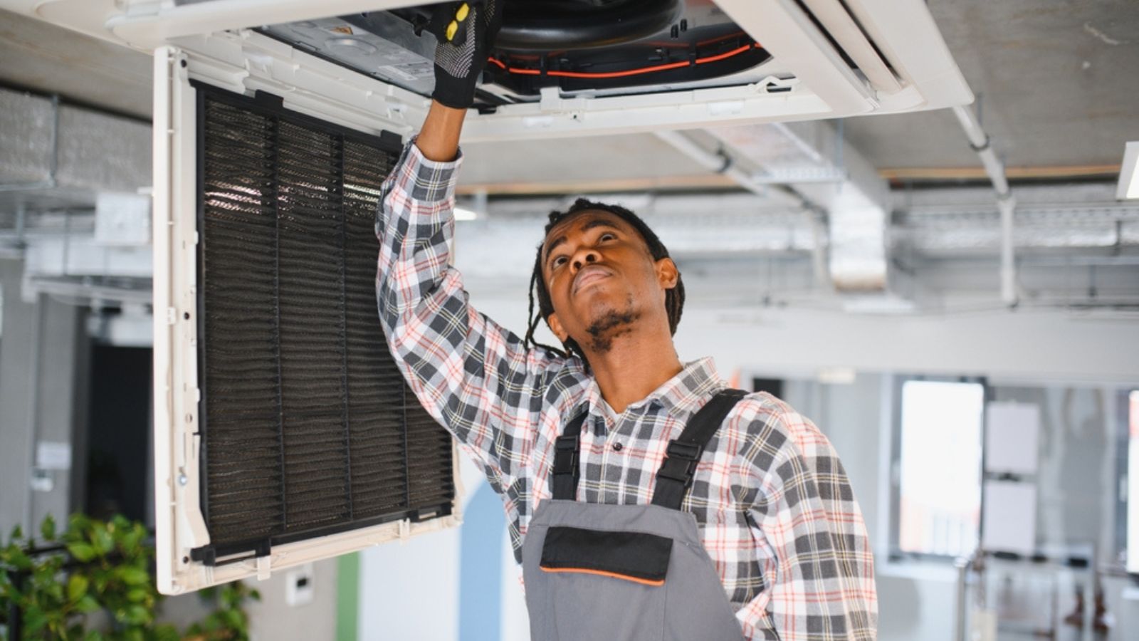 HVAC Technician servicing