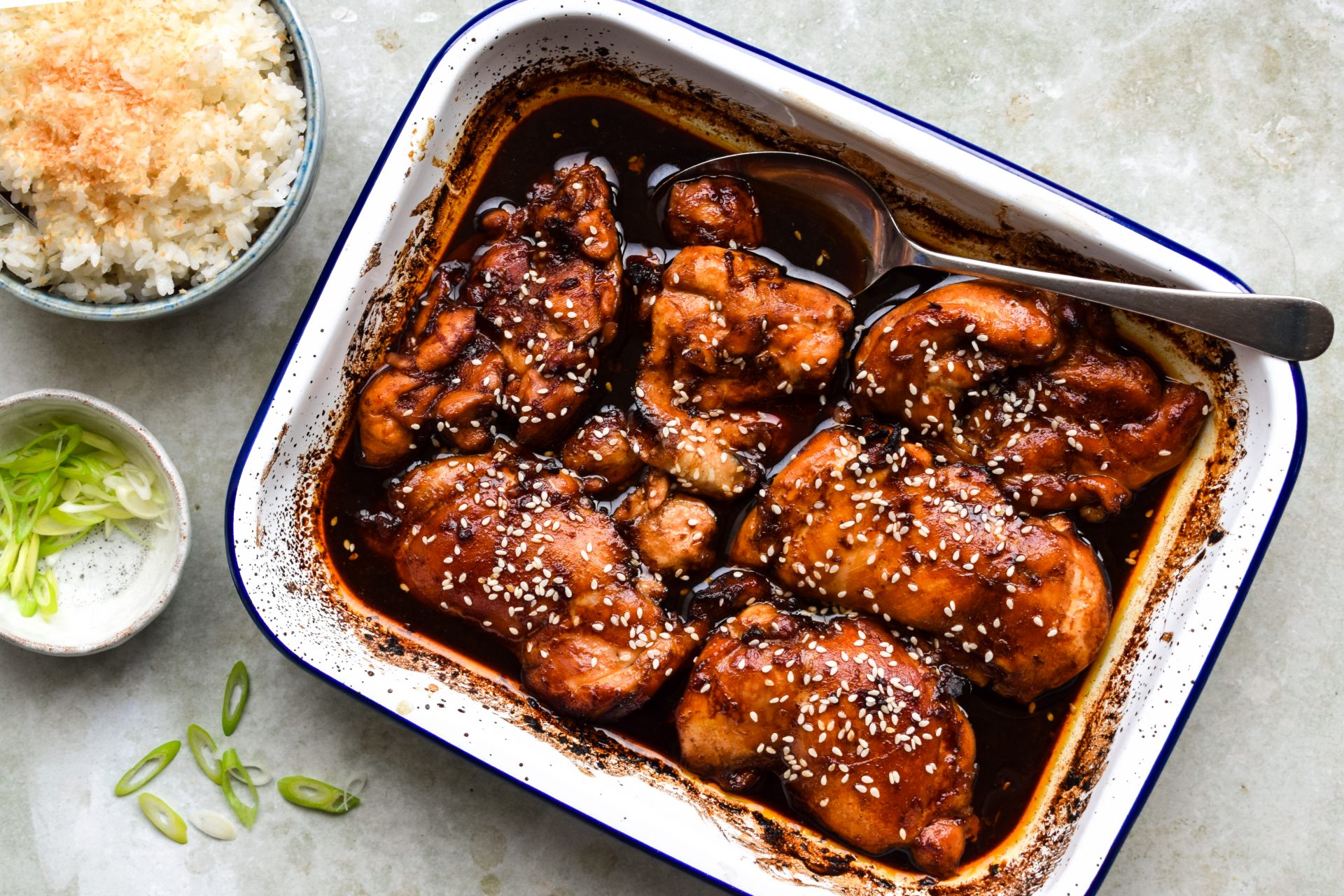 Honey Soy Baked Chicken Thighs