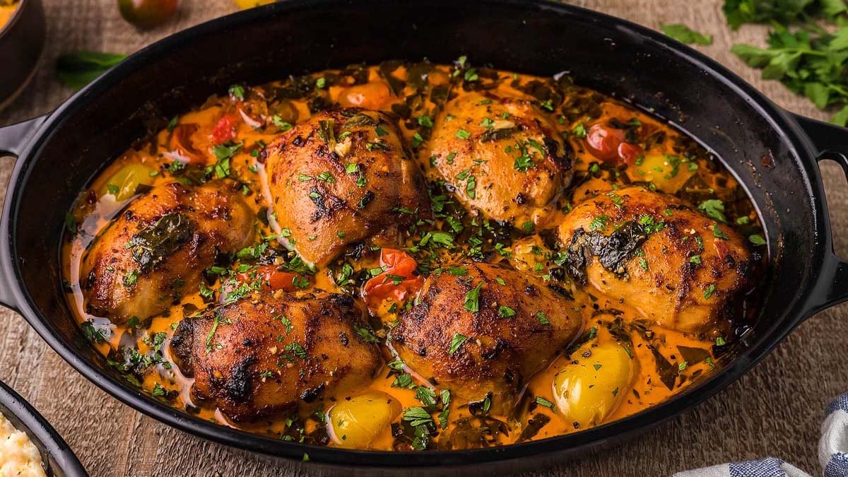 Creamy Lemon Chicken Thighs