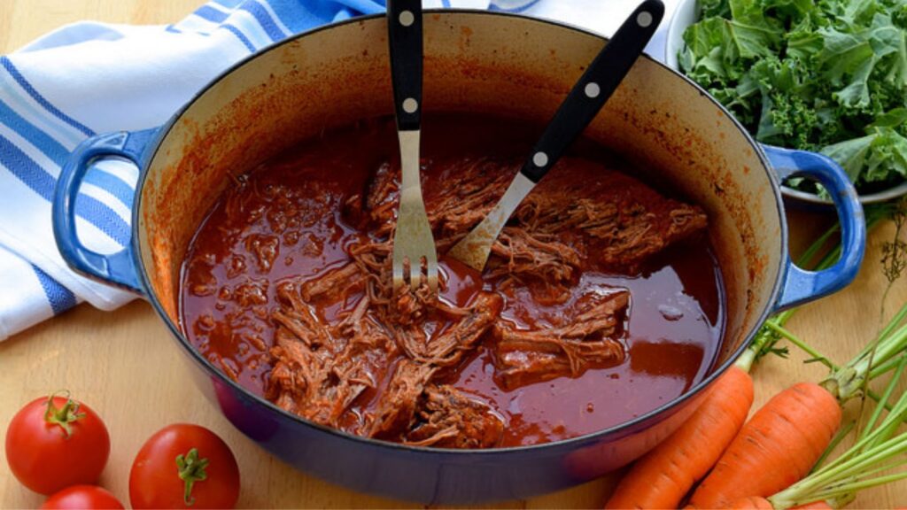 Slow Cooked Gin & Tomato Beef Brisket