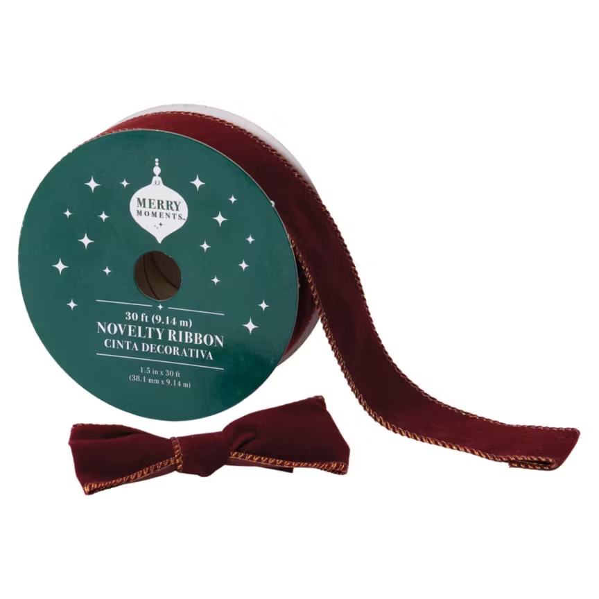 Merry Moments novelty ribbon