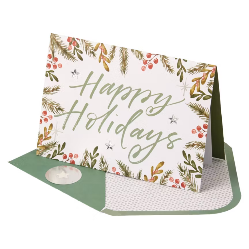 Holiday Greeting Card - Happy Holidays