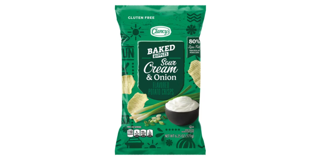 Clancy’s Sour Cream & Onion Baked Chips
