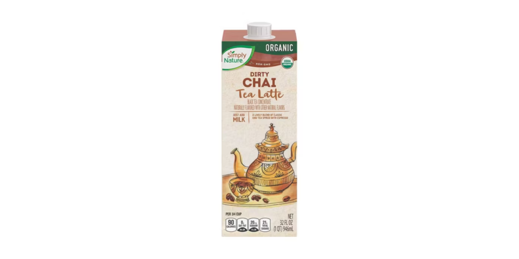 Organic Dirty Chai Tea Latte Concentrate