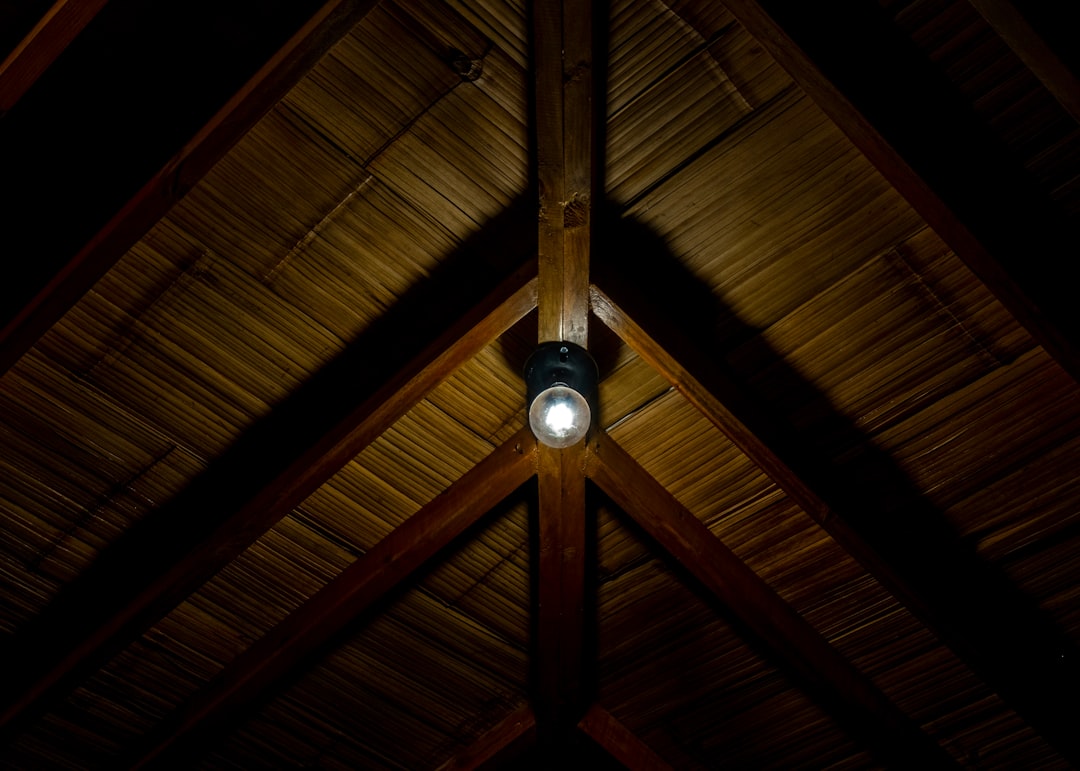 a light that is on in a room