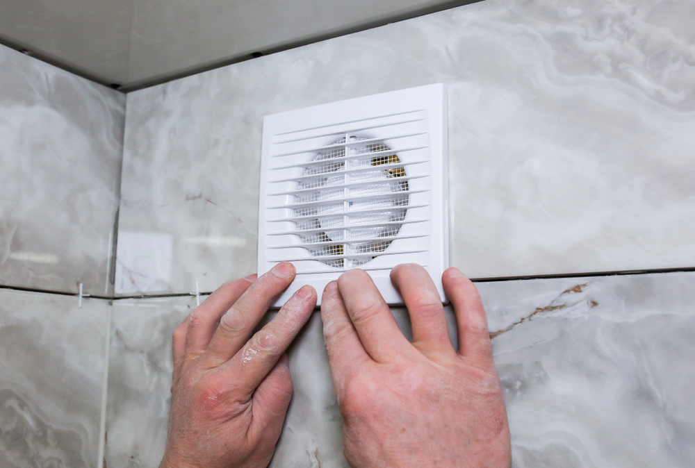 fan in the bathroom