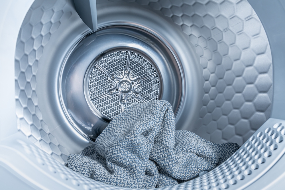 inside of tumble dryer