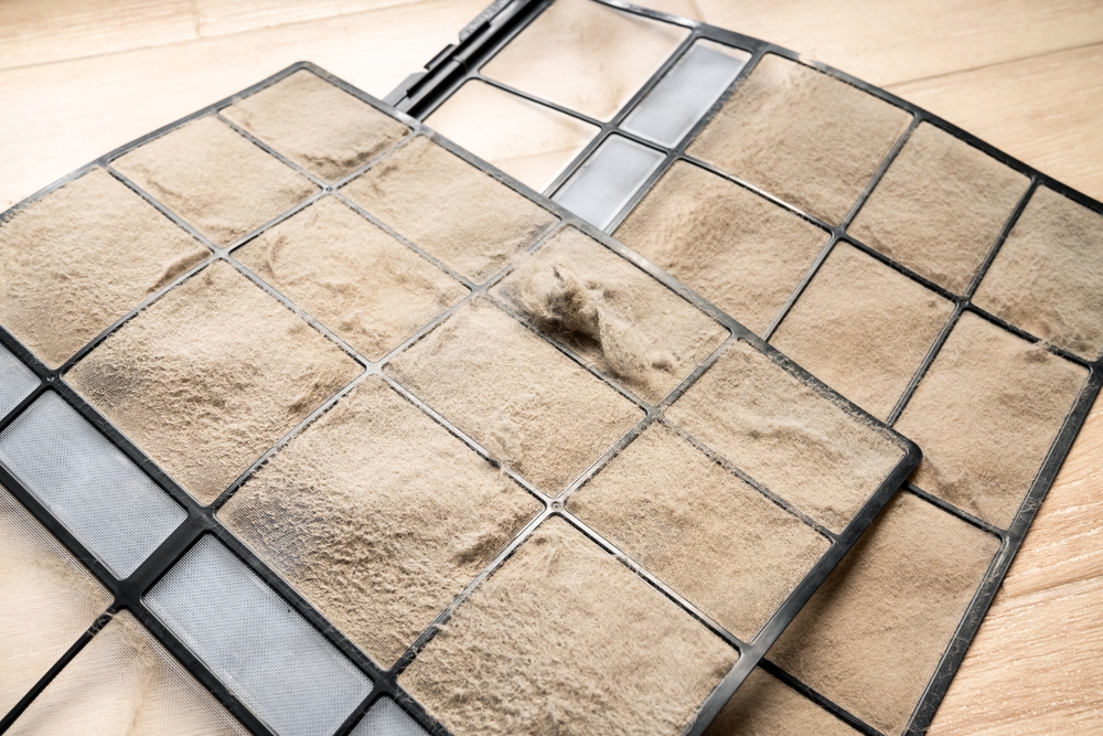 dirty HVAC filters