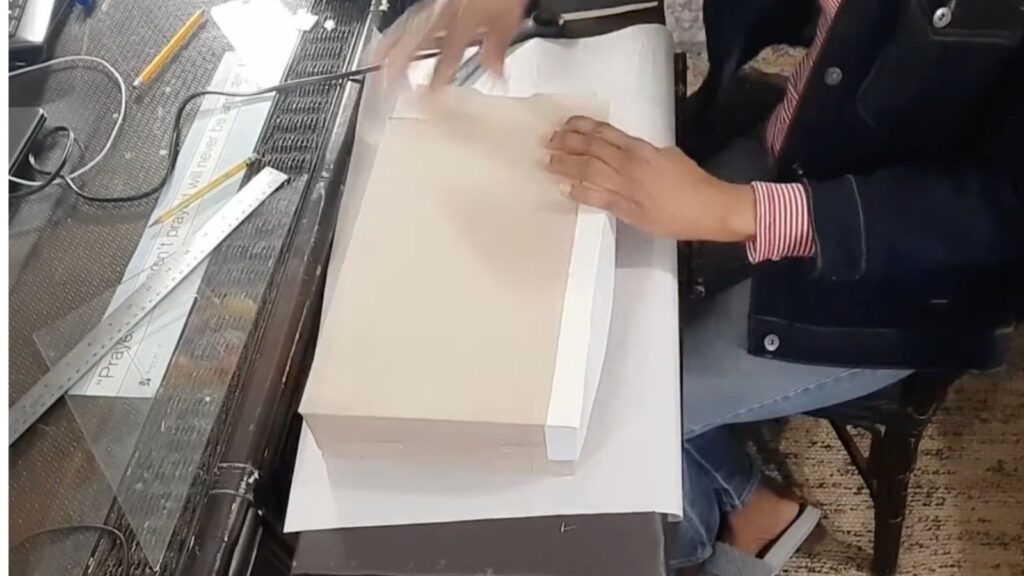 wrapping in cereal box