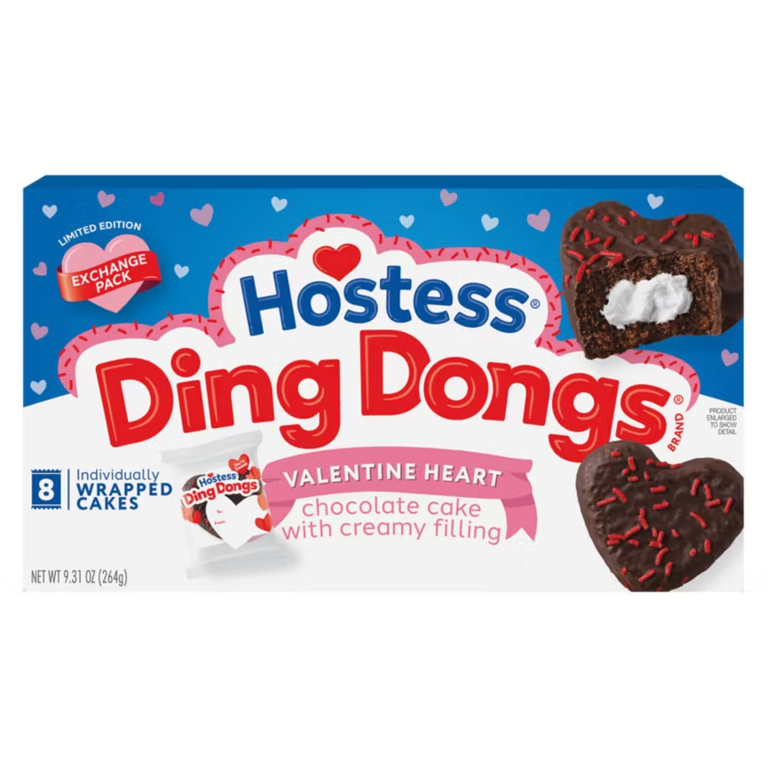 Hostess Valentine’s Day Ding Dongs