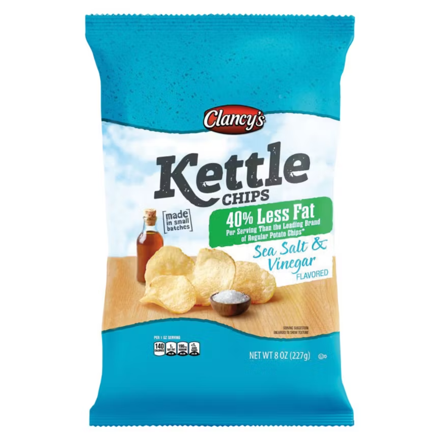 salt and vinegar kettle chips