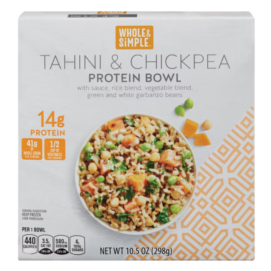 Whole & Simple Tahini & Chickpea Bowl