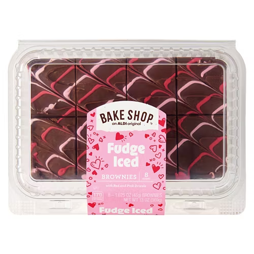 Bake Shop Valentine's Brownies