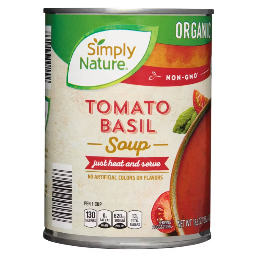 Simply Nature Organic Tomato Basil Soup