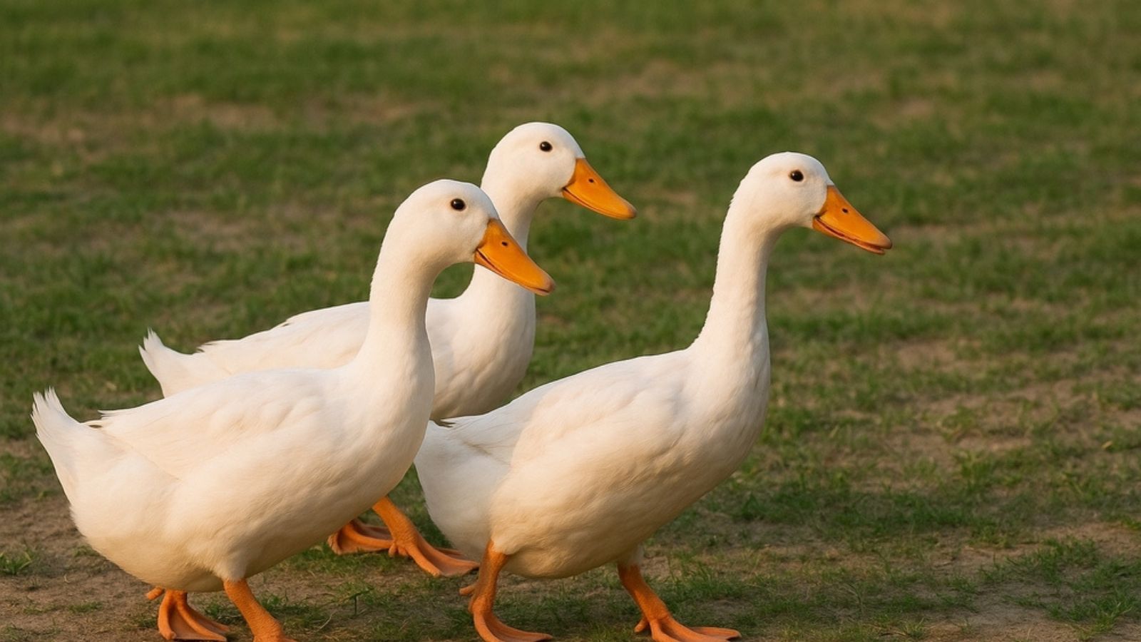 white ducks