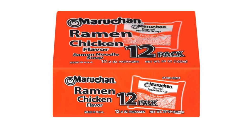 Ramen Noodle Chicken Flavor Soup