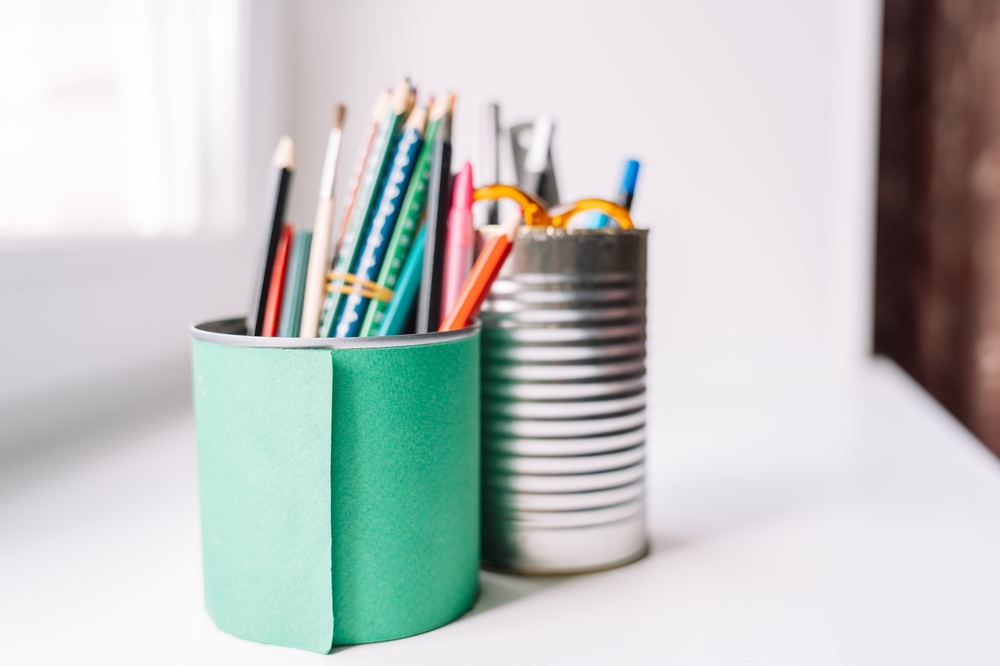 tin can organizer