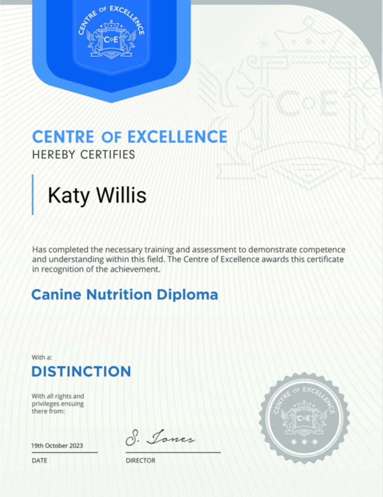 CMA Canine Nutrition
