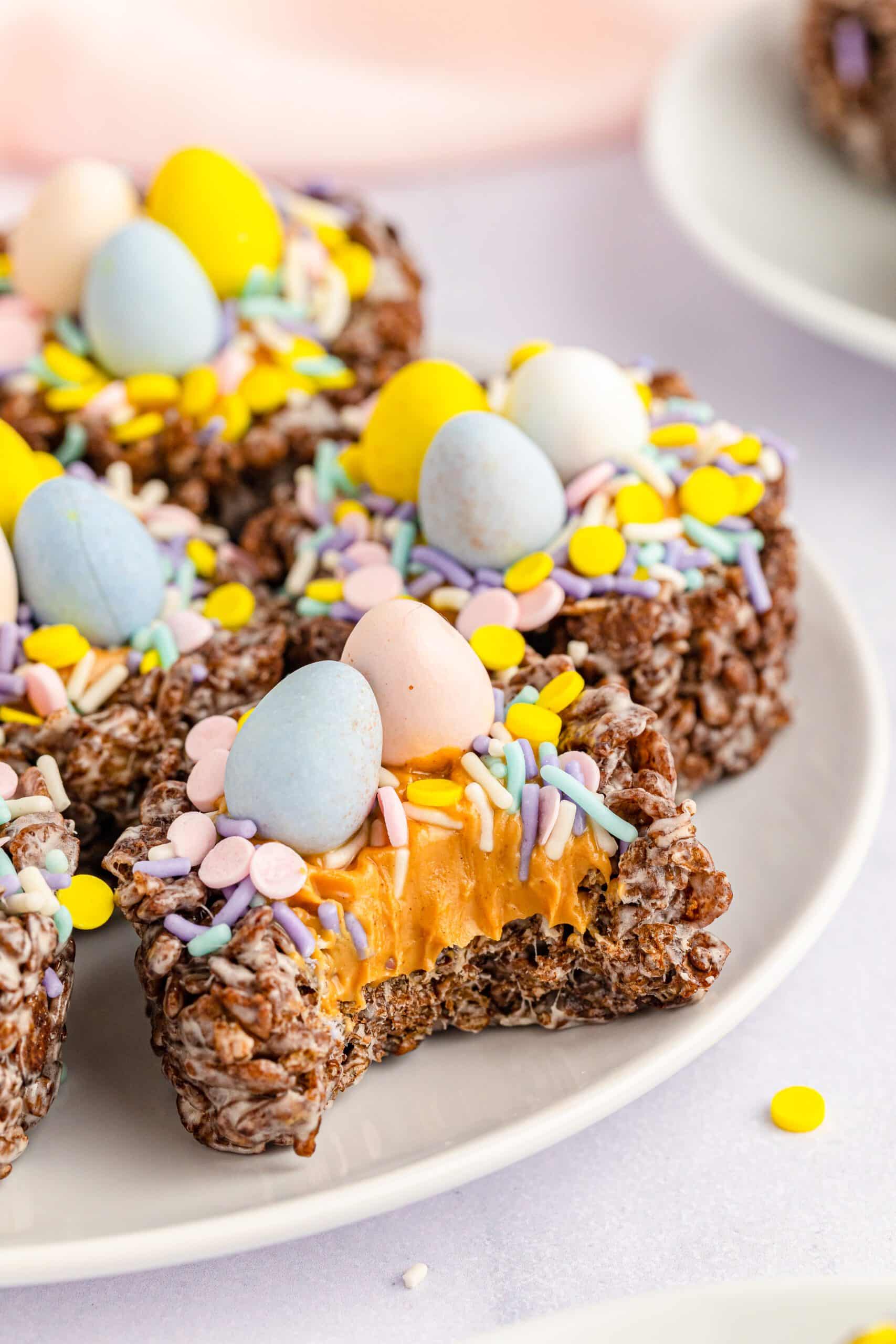 Cocoa Pebbles Easter Nests