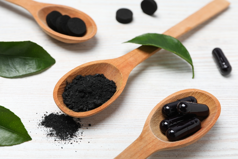 Activated charcoal capsules